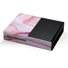 Xbox One Console Skins Decal Wrap ONLY - Pink Stone Marble Geode