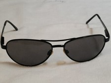 Kenneth Cole KC1020 Black Oval Metal Sunglasses