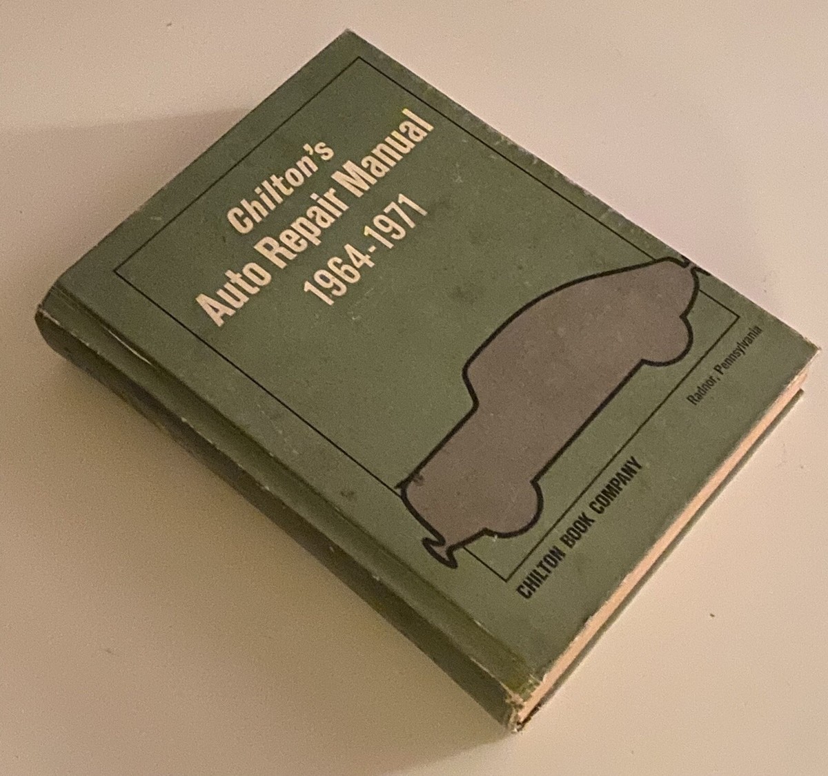 Chilton's Auto Repair Manual 1964-1971 Hardcover Reissued In 1973