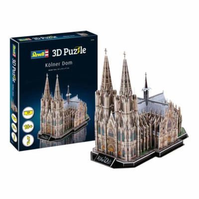 Revell 3D Puzzle Kölner Dom, Kathedrale, Köln, 179 Teile, ab 10 Jahren, 00203