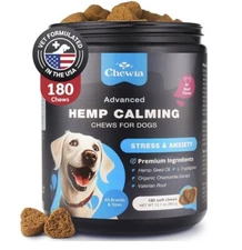Hemp Calming Chews for Dogs - Dog Calming Treats - Anxiety Relief