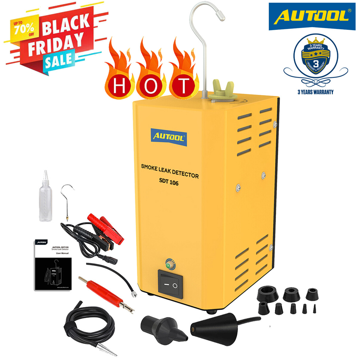 Car EVAP Smoke Machine Automotive Leak Detector Emissions Vacuum Diagnostic  Tool | eBay