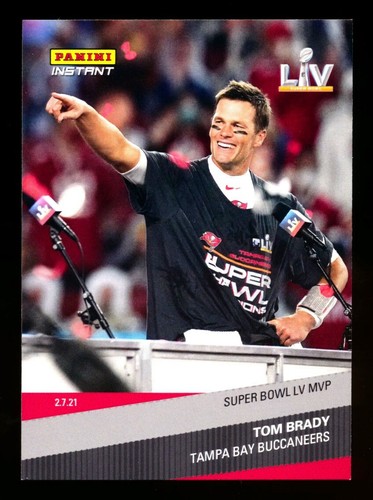 2020 PANINI INSTANT #266 TOM BRADY DEFEATS MAHOMES SUPER BOWL MVP RARE SP/1317!