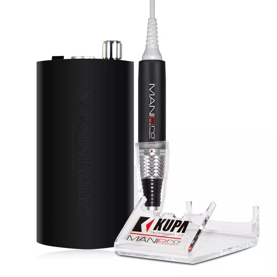 Kupa ManiPro Passport Portable Nail File Drill Phantom Limited Color Free Cradle