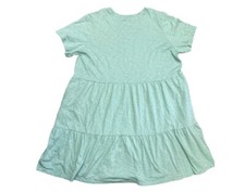 GAP Women's Soft Short Sleeve Crew Neck Tiered Dress XS