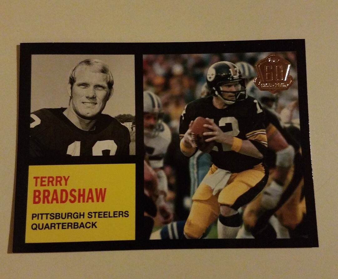 2015 Topps Terry Bradshaw Topps 60 Insert #T60-TBRA Pittsburgh Steelers |  eBay