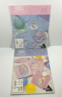 Spectrix Multi-Craft, Precious Moments, Sew Free Fabric Appliqué, 2 New Kits