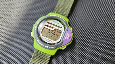 CASIO SKX-1000 Chronograph 1/1000 sec 1992 Rare Vintage Digital