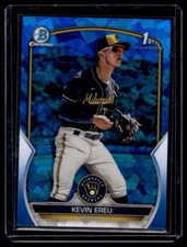 2023 Bowman Chrome Prospects Sapphire Kevin Ereu Milwaukee Brewers #BCP-229