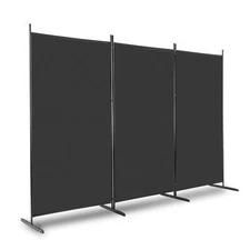 3-Panel Room Divider Folding Privacy Screen Wall Partition Home Office Separator