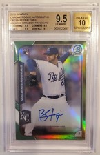 2015 Bowman Chrome Green Brandon Finnegan Autograph RC 08/99 BGS 9.5 w/10 Auto 