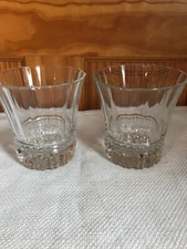 2 Cristal D'Arques Durand Victoria 4” Crystal Double Old Fashion Glasses 4" 