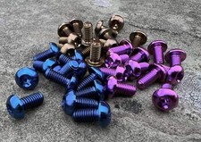 Titanium Rotor Bolts - 12 Pack - Superstar Components - Cold Forged Aero Quality