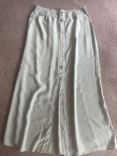 New Look Button Up Summer Skirt Size 10 - Imagen 1 de 4