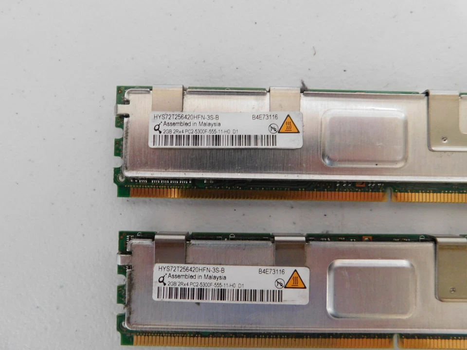 8GB (4x2GB) RAM Memory ECC Dell PowerEdge 2Rx4 PC2-5300 - Image 2 of 4