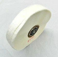 4" Muslin Buff Jewelry Polishing Buffing Wheel 40Ply Loose for Jewelers Buffer