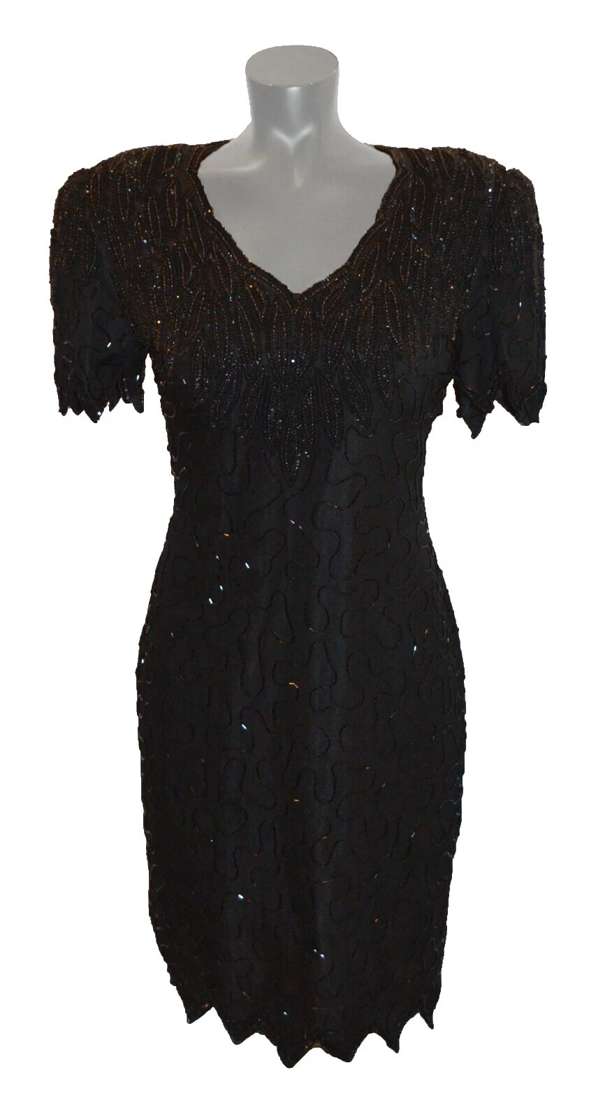 Silk Blend Formal 1980s Vintage Clothing, Shoes & Accessories