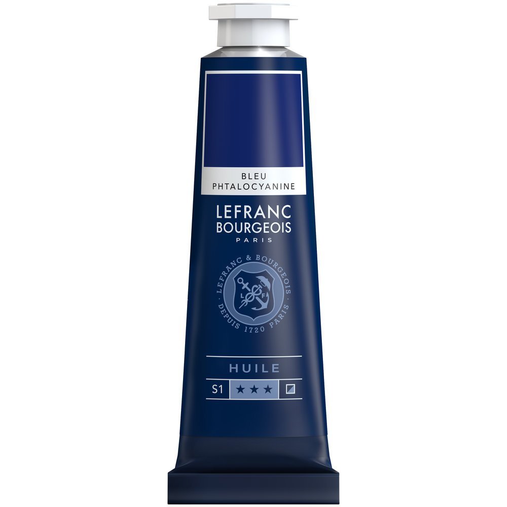 TUBO COLORI A OLIO QUALITA' FINE BLU DI FTALOCIANINA 40 ML LEFRANC & BOURGEOIS