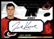 2021-22 SPx Rookie Auto Jersey Joey Keane Auto 287/375 Carolina Hurricanes #JK