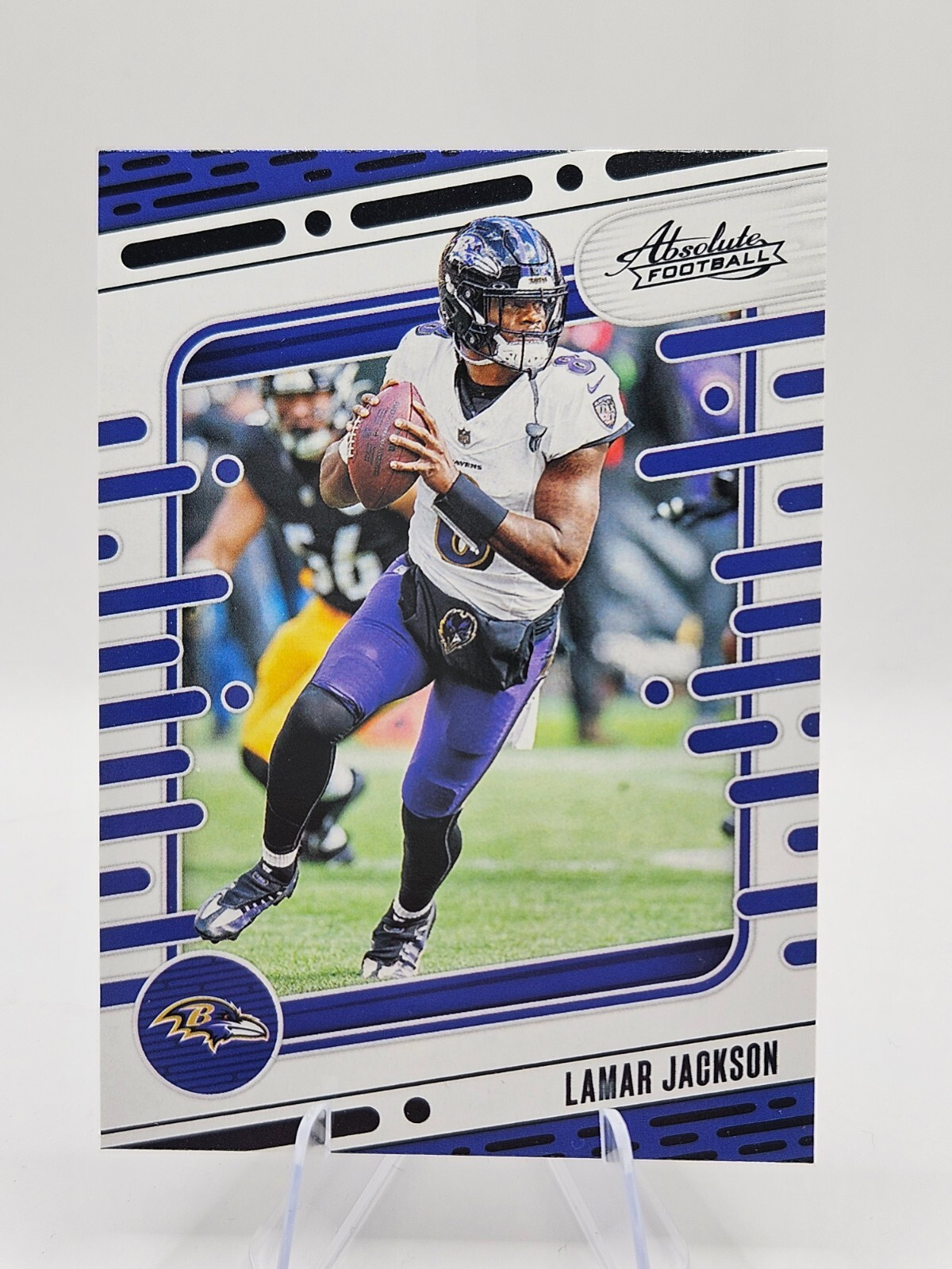 Lamar Jackson 2024 Panini Absolute #9 Baltimore Ravens Black Parallel
