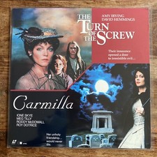 THE TURN OF THE SCREW / CARMILLA - NIGHTMARE CLASSICS SERIES MINT LASERDISC
