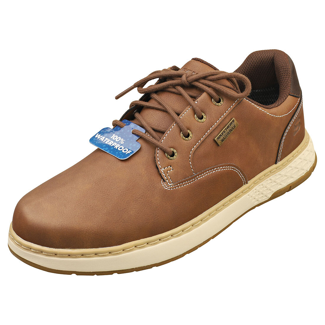 Skechers Garlan Waterproof Uomo Brown Formatori Casuale - 46 EU