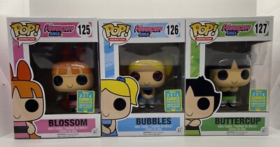 Funko POP Powerpuff Girls Blossom Bubbles Buttercup 125 126 127