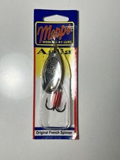 NEW! Mepps Aglia Plain Treble Fishing Lure, 1/2-Ounce, Silver B5 S