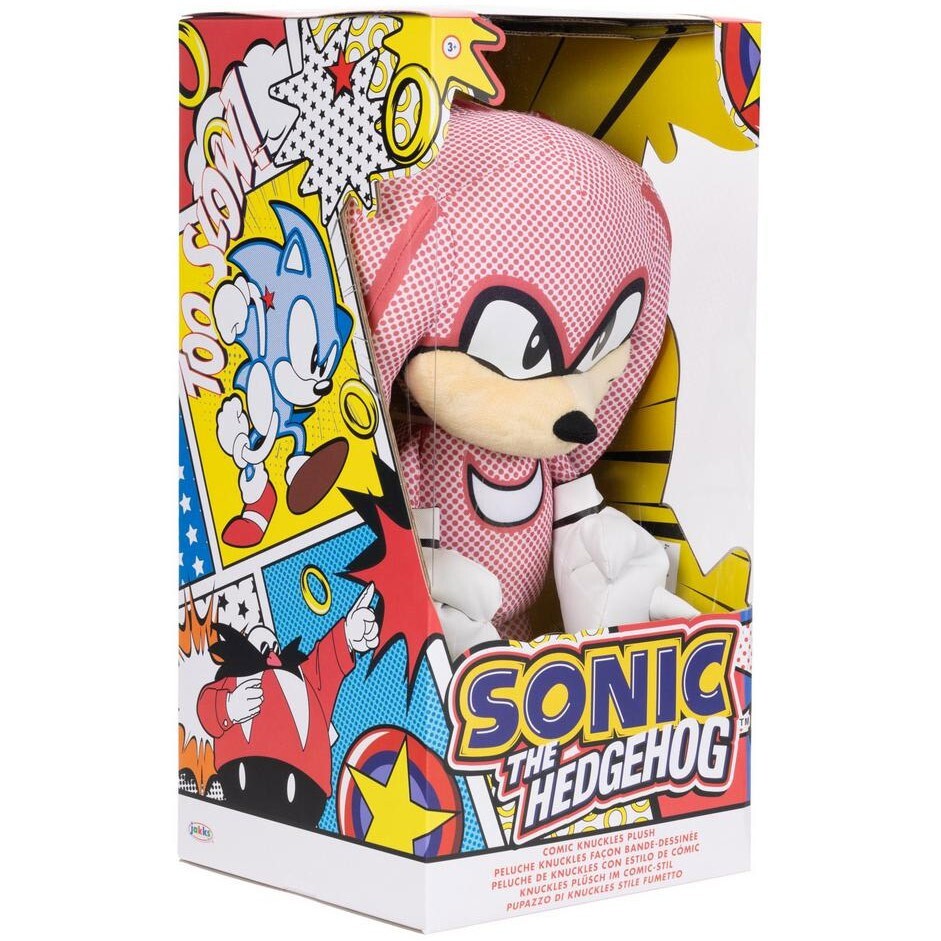 Sonic The Hedgehog Comic Knuckles 15-Inch Basic Plush
