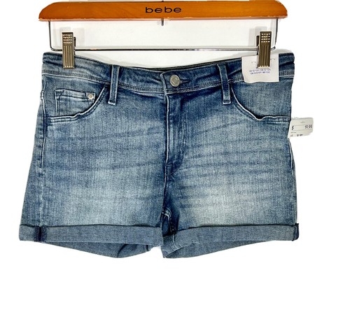 Girls H&M Jean Cuffed Shorts w/ Stretch Size 12-13 New - Picture 2 of 5