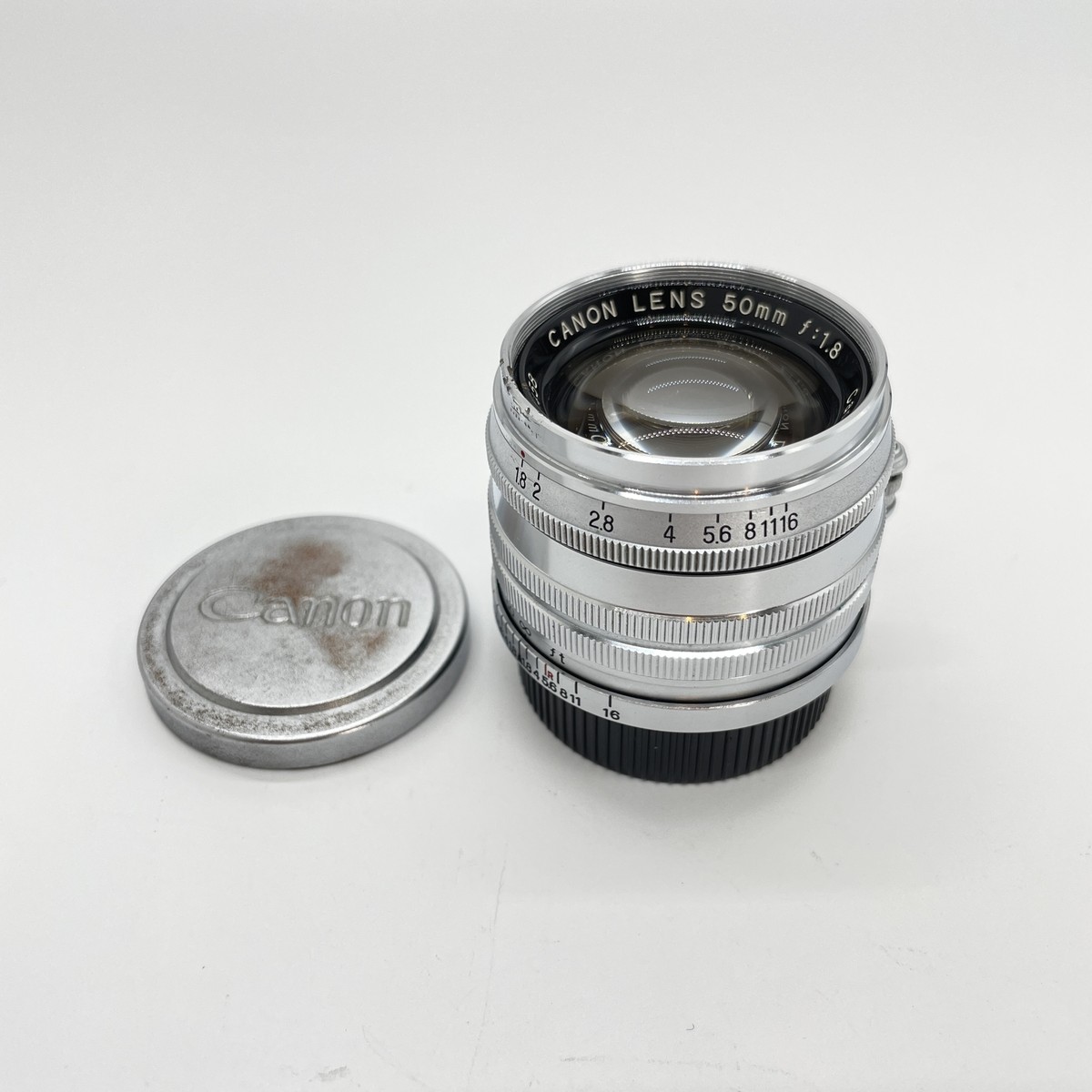 Canon 50mm f1.8 L39 シルバー Tested[ Exc+5 ] CANON 50mm f1.8 silver Lens Leica L39 LTM L