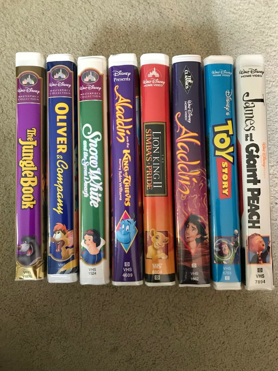 Walt Disney VHS Tapes & Other Animation Classics Movies Collection ~ You  Pick