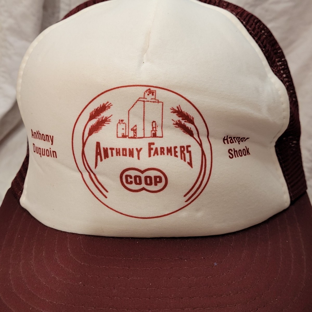 Casquette Trucker Vintage Rottenberrys - Blanche, Années 70/80, Fabriquée Aux USA