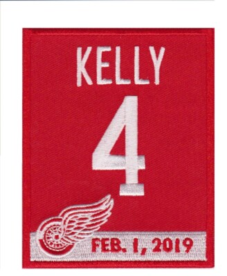 Detroit Red Wings Red Kelly's jersey Retirement Patch