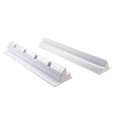 BAU-TECH SOLARENERGIE Solarmodul Halterung Wohnmobile 55 cm ABS Kunststoff weiß inkl. Schrauben