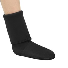 Raprance Unisex 4mm Neoprene Guard Wading Socks for Fishing - Black (All Sizes)