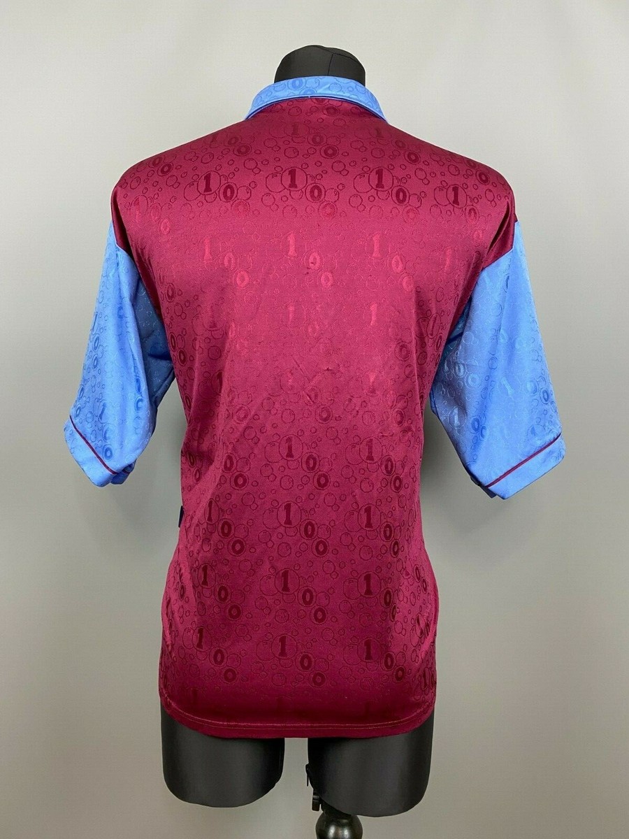 WEST HAM 1995 1997 HOME SHIRT FOOTBALL SOCCER JERSEY PONY WEST HAM 1995 1997 HOME SHIRT FOOTBALL SOCCER JERSEY PONY