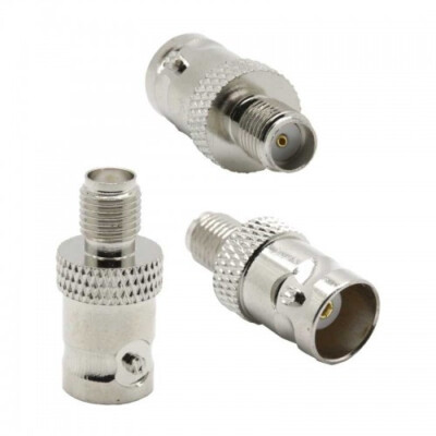 2x Zwei Weg Radio Antenne Adapter Rückwärtsgang SMA Female To BNC Female