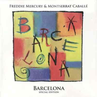 Freddie Mercury & Montserrat Caballé Barcelona Island Records Vinyl LP