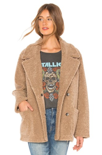 Spencer Yoko Faux Sherpa Jacket 