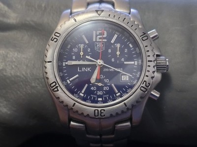 Tag Heuer CT1110-0 Jason Bourne Stainless Steel Blue Dial