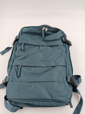 backpack external laptop compartment Large Travel Backpack USB Port Laptop Compartment 42x32x20cm Teal New