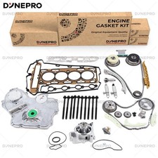 Timing Chain Gears Kit Head Gasket Setoil Water Pump For Gmc Ecotec 2.4l Timing Chain Gears Kit Head Gasket Setoil Water Pump For Gmc Ecotec 2.4l