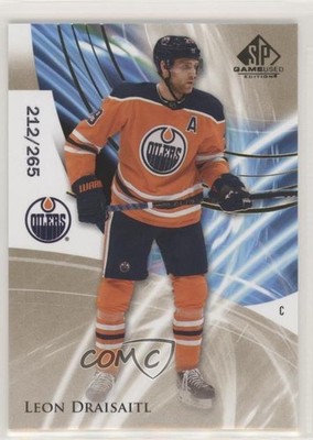 2020-21 Upper Deck SP Game Used Golden Burst 212/265 Leon Draisaitl #20 um0