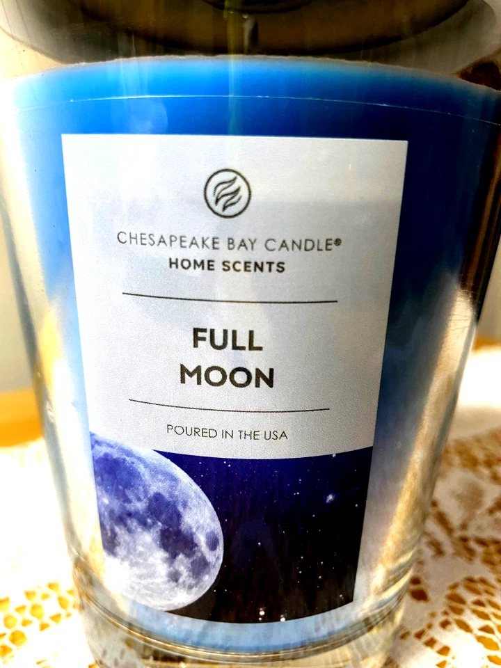 Yankee Candle Ches Bay ARCTIC LIGHTS vaso azul 11,5 oz nuevo envío gratuito Foto 3 de 4