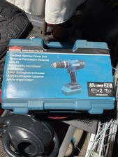 Makita HP488DAEX1 18V Cordless Hammer Drill Set – 2 Batteries Charger Case