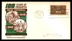 Mayfairstamps US FDC 1948 Indian Centennial 100 Yrs Progress First Day Cover aaw