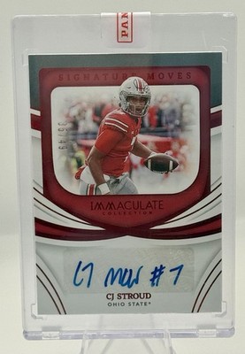 2022 Immaculate Collection  - Signature Moves C.J. Stroud #SM-CJS /99 (AU, RC)