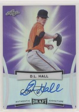 2017 Leaf Metal Draft Purple 4/15 DL Hall #BA-DLH Auto gn7