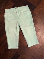 Soccx Denim Jeans, Capri,Mint, grün, Damen  Gr. 38 Jeans 7/8 Capri